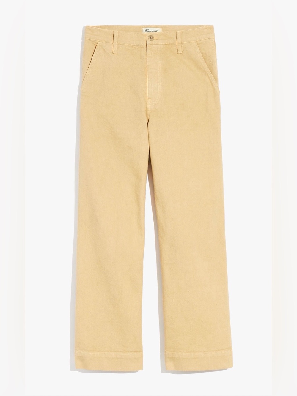 Madewell The Perfect Vintage Wide-Leg Pant in Desert Dune